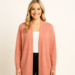 BDG open cardigan heathered melon Size S